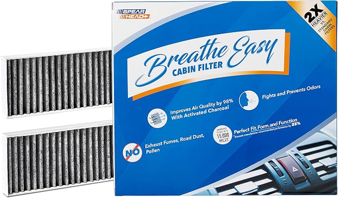 Spearhead Odor Defense Breathe Easy AC & Heater Cabin Filter | Fits Frontier