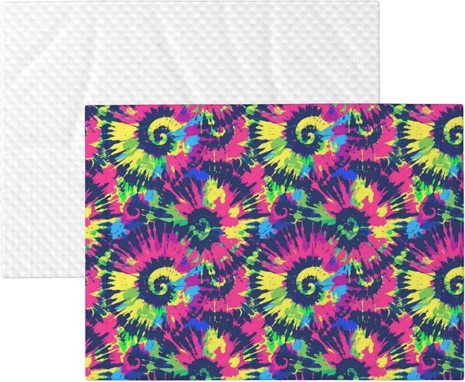 Waterproof Dog Blanket Soft Pet Blanket for Puppy Cat, Fleece Cat Throw Blankets for Furniture Bed Couch Sofa Reversible - Bold tie dye 1