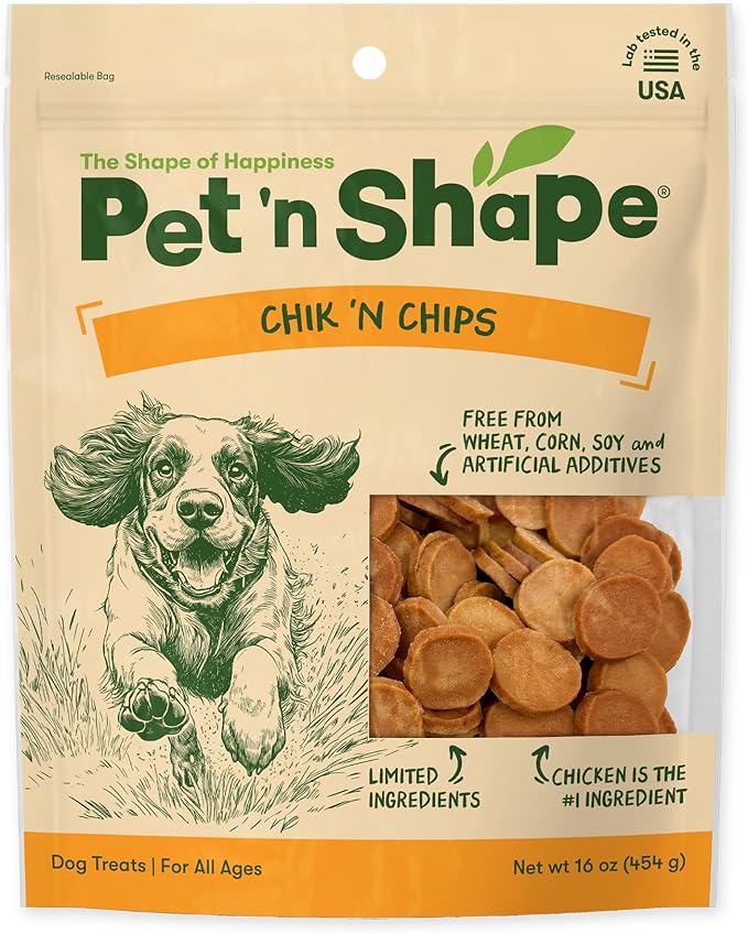 Pet 'n Shape Chik 'n Chips Jerky Dog Treats - 1 Pound