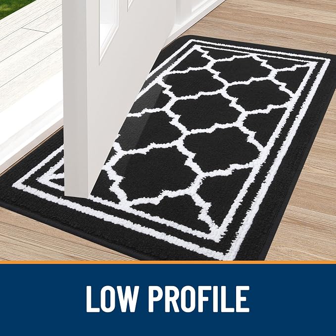 Buganda Long Indoor Door Mat, Dirt-Resistant and Absorbent Doormat, Low Profile
