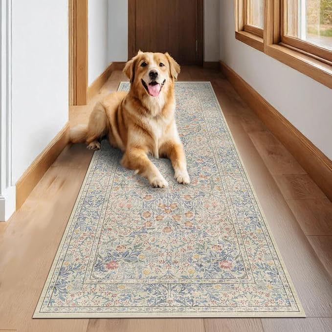 Hazo Haus Floral 3x8 Wide Hallway Runner