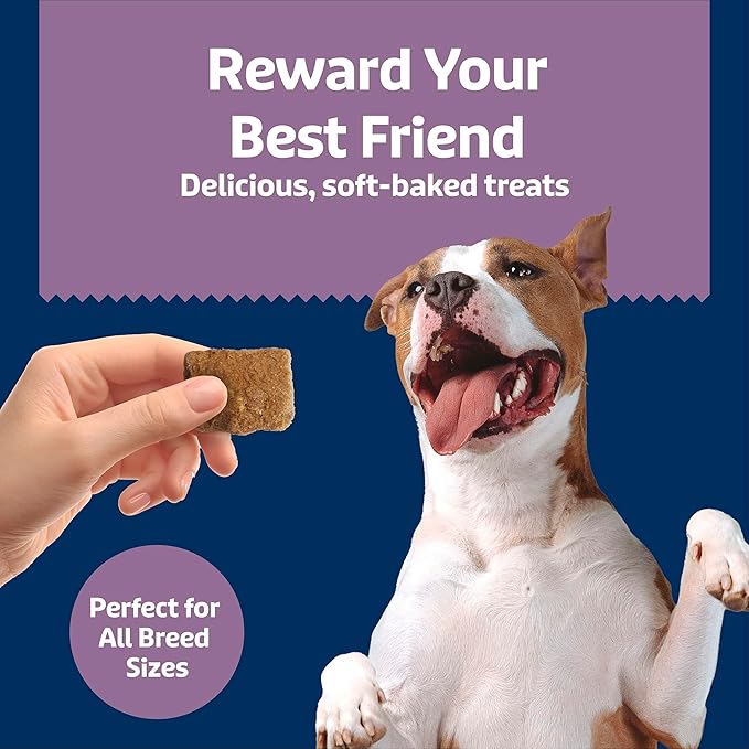 Blue Buffalo Soft & Chewy Health Bars, Baked with Real Chicken & Mixed Berries, Natural Dog Treats Enhanced with Vitamins and Minerals, 9 oz. Bag