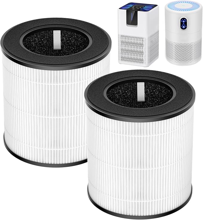 B-D02L Air Purifier Replacement Filter, Compatible