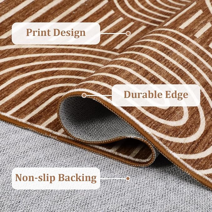 ROYHOME Washable Rug 8x10 Area Rugs
