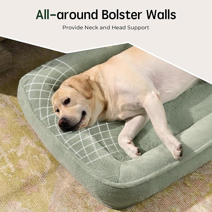 BALANCE XL Dog Beds, Orthopedic Dog Bed with Egg Crate Foam, Waterproof Dogs Bed with Removable and Washable Cover, Extra Large Dogs Bed up to 90lbs