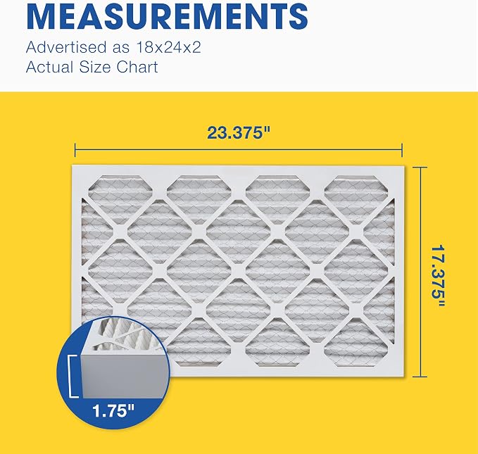Aerostar 18x24x2 Air Filter MERV 13