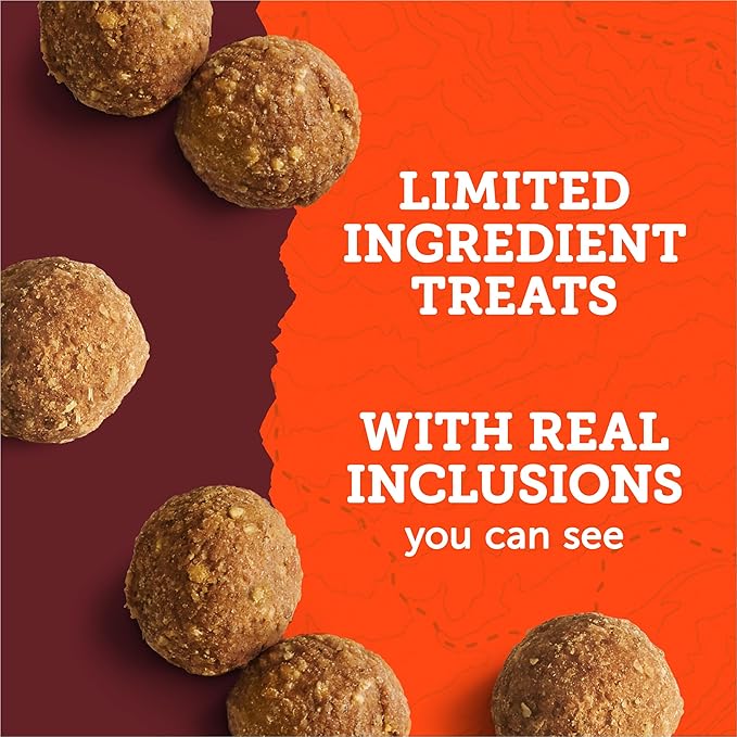 Zuke’s Adventure Bites Pet Treats for Dogs, Soft Dog Treats with Real Peanut Butter and Oats - 6 oz. Pouch