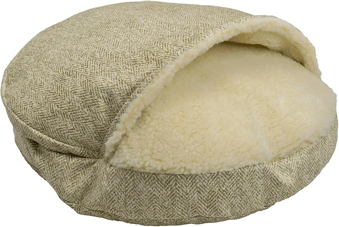 Snoozer Luxury Orthopedic Cozy Cave Pet Bed, Showdog Collection, Large - Palmer Dove