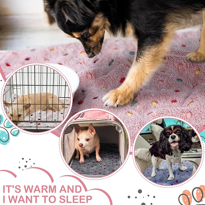 Tudomro 8 Pcs Guinea Pig Blankets Absorbent Washable Animal Fleece Bedding Cage Liners Waterproof Reusable Pet Pee Sleep Mat Pad Cover for Chinchilla Hamster Ferret(Dot,47 x 24 Inch)