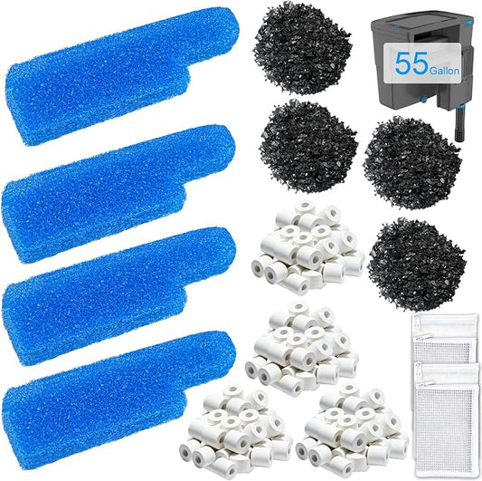 4 Set Aquarium Media Maintenance Kit, Replacement