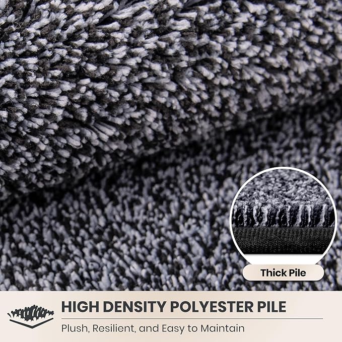 PURRUGS Dirt Trapping Door Mat 24" x 59", Non-Slip Machine Washable Entryway Rug
