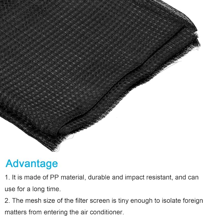 PATIKIL 47" x 39" Air Conditioner Air Filter Material, Plastic Dustproof
