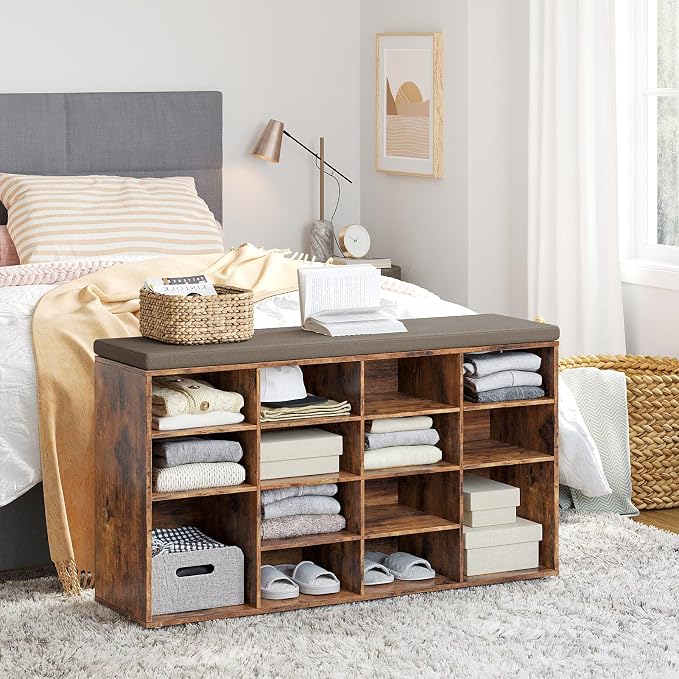 DINZI LVJ Shoe Storage Bench