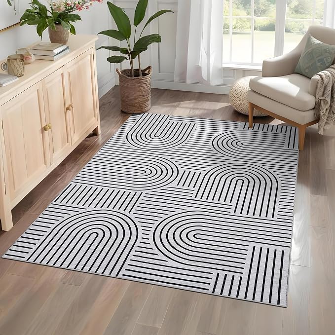 ROYHOME Washable Rug 5x7 Area Rugs