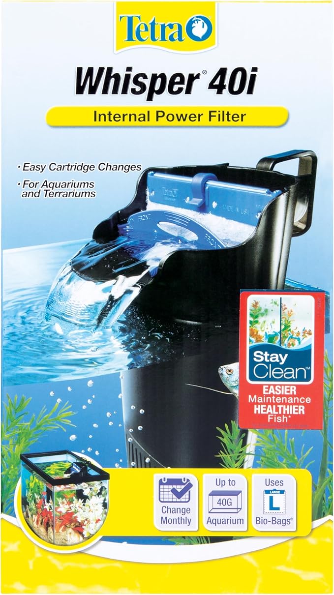 Tetra Whisper Internal Filter 20 To 40 Gallons,