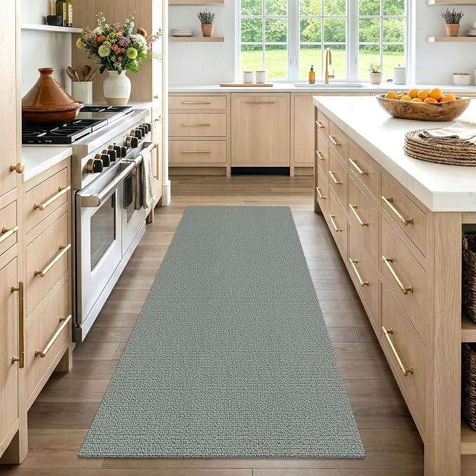 EARTHALL Washable Runner Rug 3x7 Ft Non Slip Runners