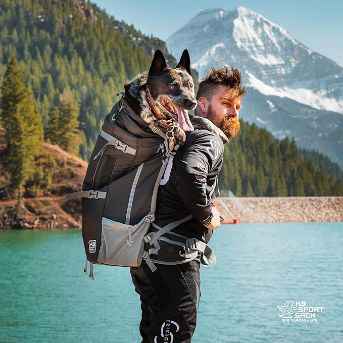 K9 Sport Sack Kolossus - X-Large, Myrtle Green - The Big Dog Backpack - Ideal for Dogs 23-25” Long - Fully Adjustable Pet Carrier - Doubles as a Professional-Grade 60L Hiking Pack