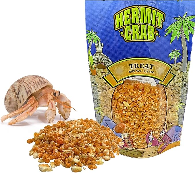 Needzo Hermit Crab Food and Treat Set, All in One Natural Supplies and Habitat Necessities for Pet Crabs, 2 Pack