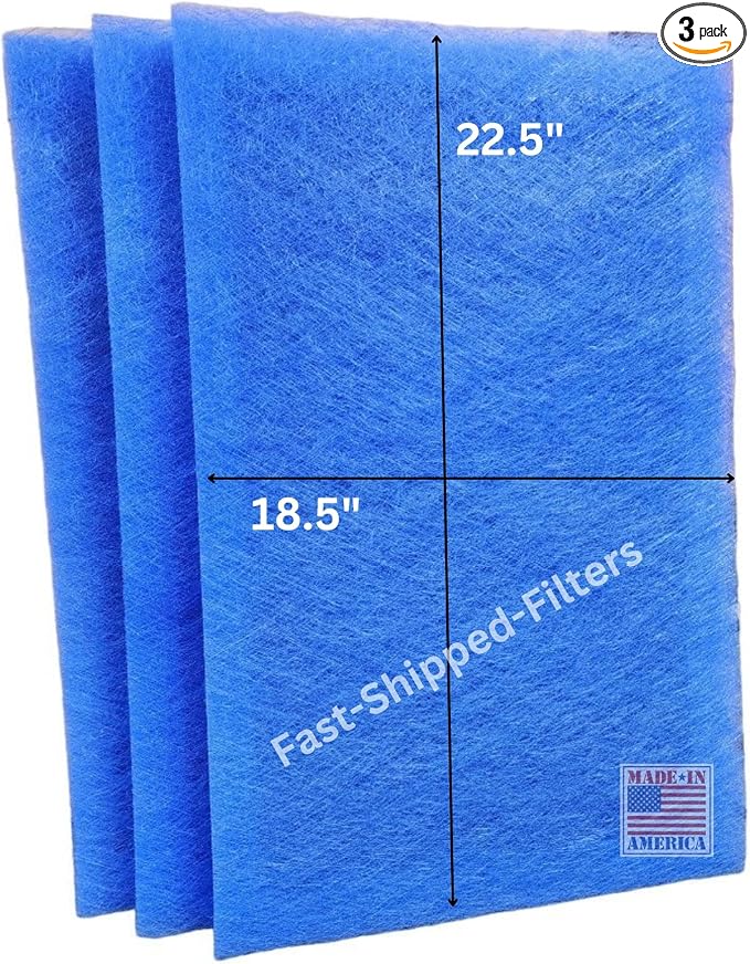 Fast-Shipped-Filters 3 Pack 20x25 Replacement Filter Pads Compatible
