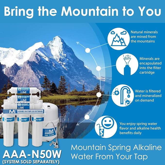 Alkaline Water Filter Replacement Cartridge | Mineral Cartridge