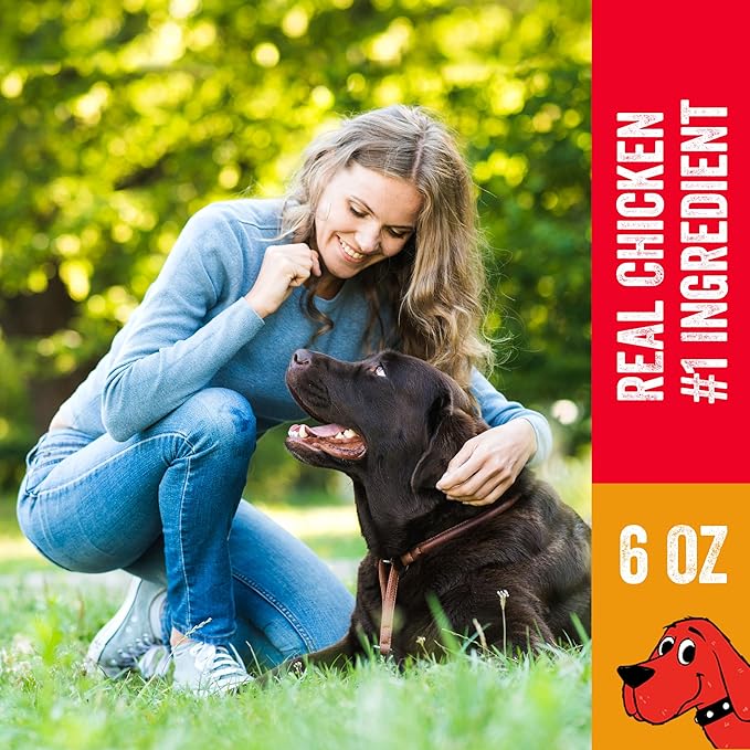 Chicken Jerky Dog Treat Chicken Strips Dog Jerky Treats for Dogs Canine Snacks Natural Canine high Protein Grain Free Snacks for Small and Large Dogs 6 oz