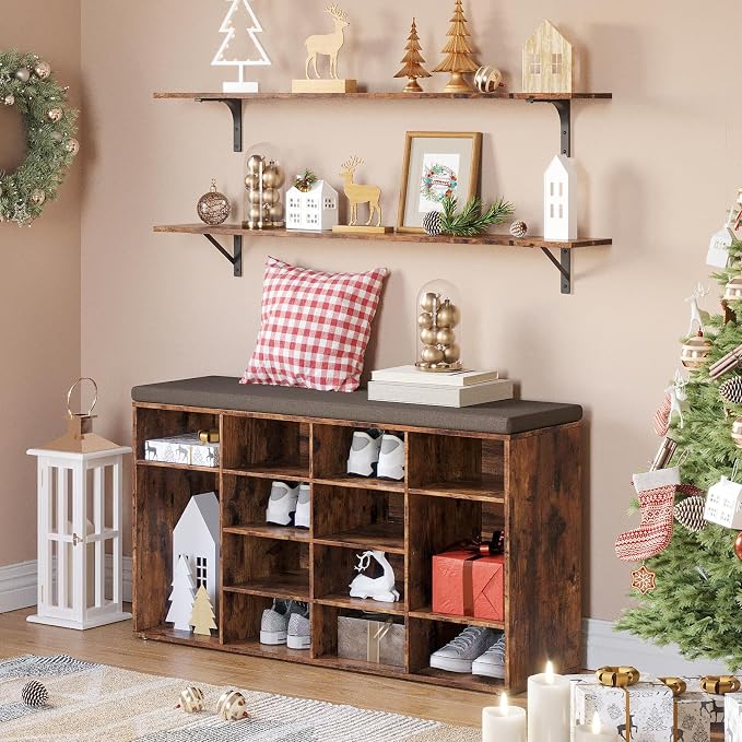 DINZI LVJ Shoe Storage Bench