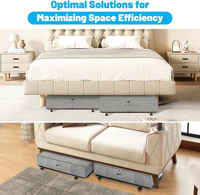 Large Sturdy Under Bed Storage