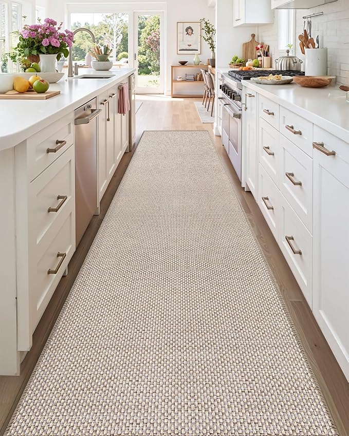 Color&Geometry Door Mat 2'4"x12' Runner Rug
