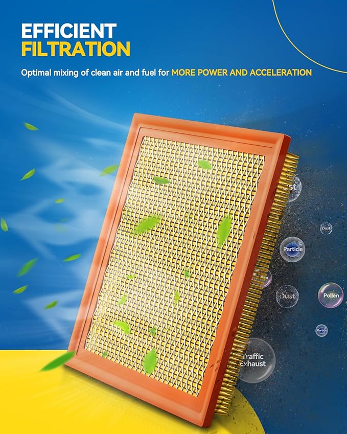 PHILTOP Engine Air Filter, CA8754 Compatible