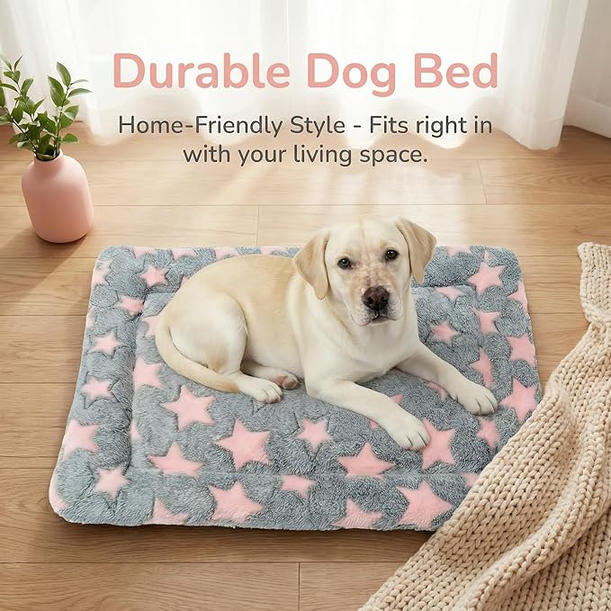Dog Bed Mat - Reversible Dog Crate Bed Mats, Soft & Breathable Kennel Pad, Durable Crate Bed for Small Dogs & Cats