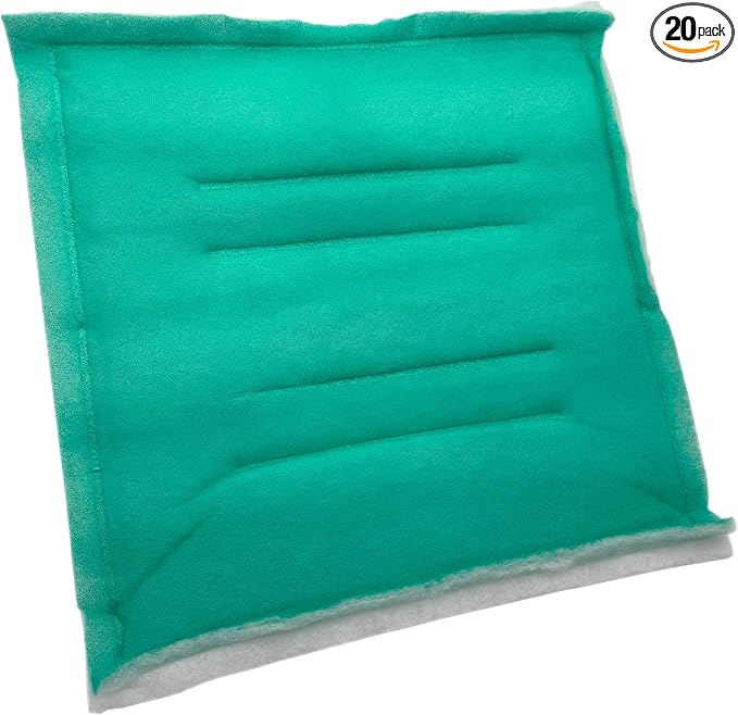 Paint Booth Intake Air Filter Panel, Crossdraft Spray Booth Filter Pad