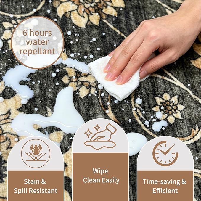 2x6 Non Slip Runner Rugs: Stay-Put Carpet Safe