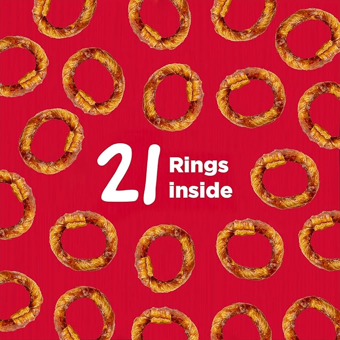 Country Kitchen Rawhide Free Beef Rings Dog Chews, Made with Real Beef, Highly Digestible, Gluten Free, 21 Count
