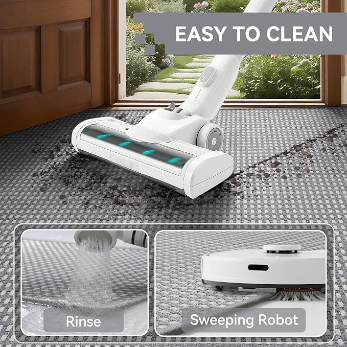 Front Door Mat 31''x47'', Absorbent Dirt Resist Washable Non Slip Low-Profile