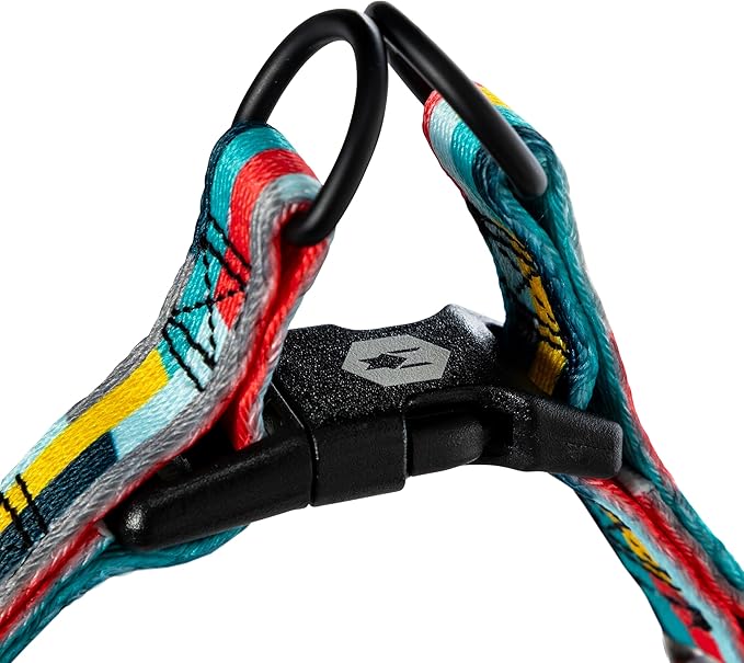 Wolfgang Heavy Duty Adjustable Dog Harness, Pull-Tested for Walking & Training, Mixtape Print, X-Large