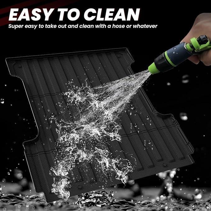 LASFIT 5.5ft Bed Mat for Ford F-150 2015-2023| F150 Lightning 2022 2023 67.1" Trcuk Bed Box Liner TPE All Weather Protector Durable & Easy Clean-Not Fit for Drop in Bedlienr