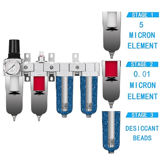 NANPU 3/4" NPT Industrial Grade 4 Stage Air Drying System