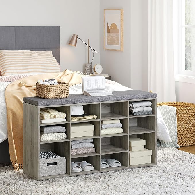 DINZI LVJ Shoe Storage Bench