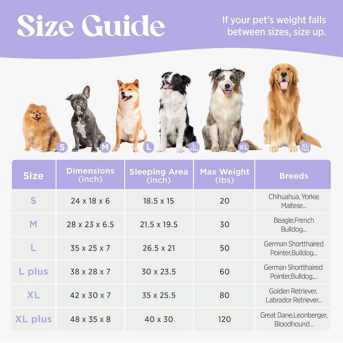LE SURE Cute Dog Bed for Small Dogs, Orthopedic Waterproof Small Pet Beds with Sides, Non-Slip Bottom and Egg-Crate Foam Puppy Couch Sofa with Washable Removable Cover, Hazel