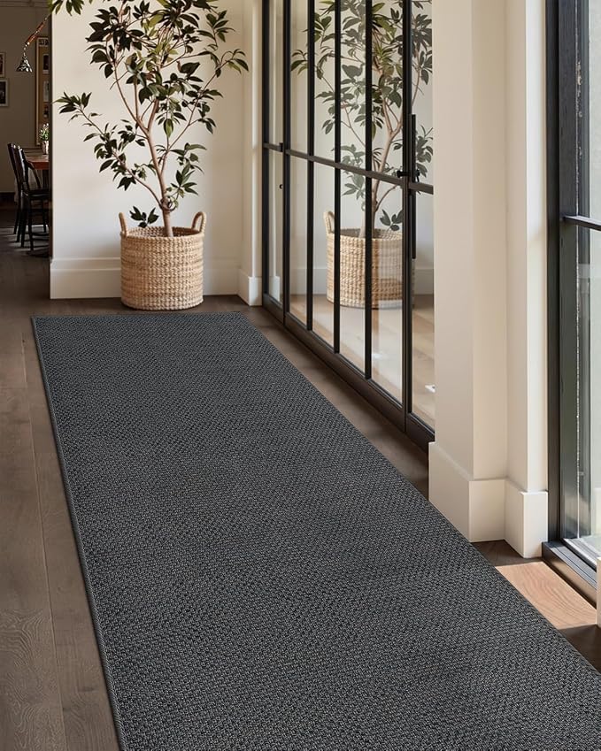 Color&Geometry Door Mat 2'4"x8' Runner Rug