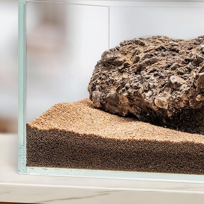 UNS Controsand - Mojave, 8L - Natural Freshwater 0.4-0.9mm Warm Sand for Aquascaping Planted Tanks - Aquarium, Terrarium, Paludarium Substrate for Betta, Shrimp, Fish, Jumping Spider, Turtle