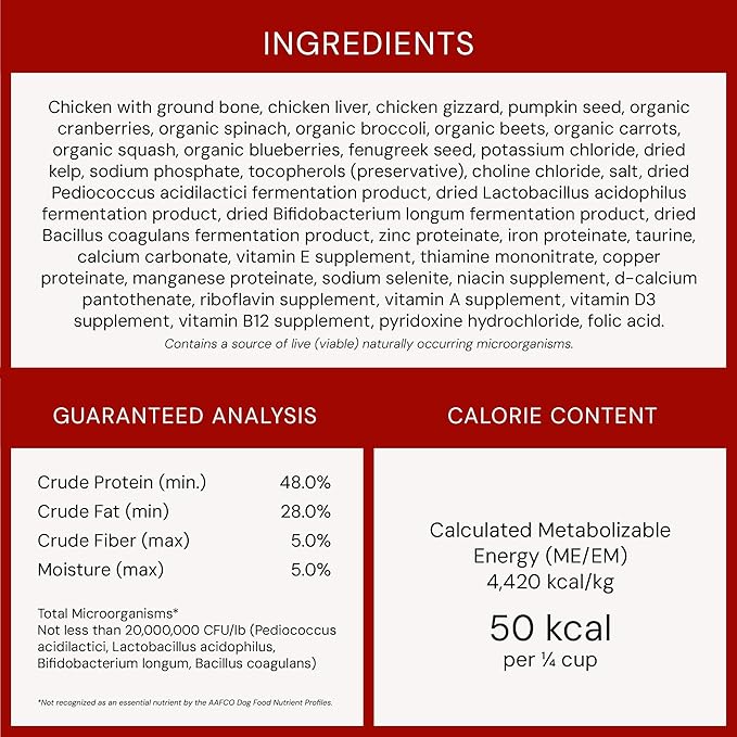 Stella & Chewy's Freeze-Dried Raw Chicken Meal Mixers- Dog Food Topper and Mixer - Made with 95% Cage-Free Chicken, Organs & Bone - Perfect for Picky Eaters - Grain-Free - 35oz