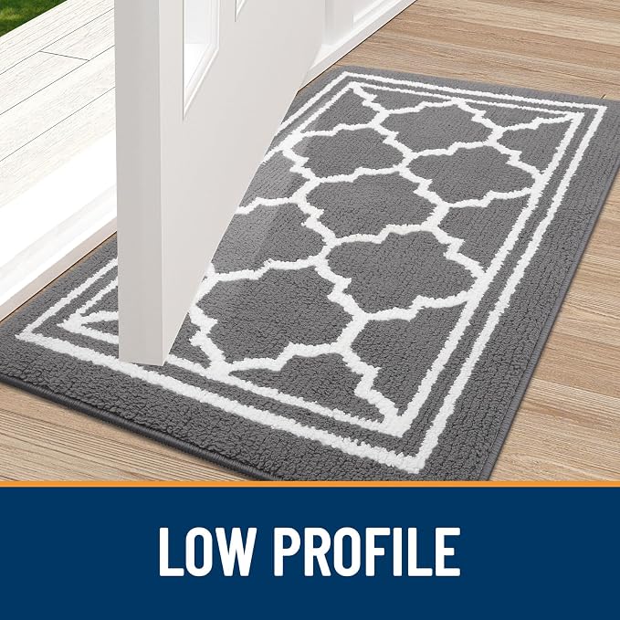 Buganda Long Indoor Door Mat, Dirt-Resistant and Absorbent Doormat, Low Profile