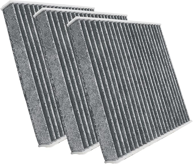 3 PACK QTC285 CABIN AIR FILTER for Camry, Highlander, Replacement for CF10285