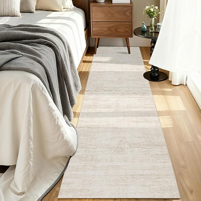 2x5 Washable Runner Rugs，Modern Abstract Rug Runner, Ultra-Thin Kitchen Runner