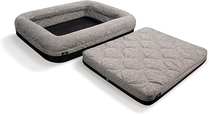 Bedgear Performance Dog Bed - Extra Large - Durable Pet Bed with Washable Cover - Removable Pad for Travel