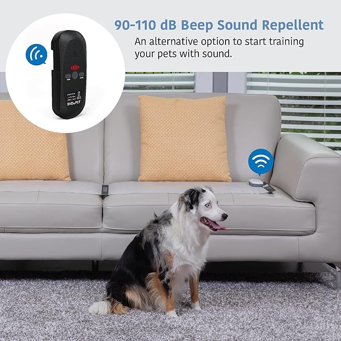 SVD.PET (2-Pack Pet Training Mat with Tester, Pet Shock Pad, Dogs & Cats Electronic Repellent mat for Indoor, 3 Training Modes, 5 Levels, Pet Safe Mode (Black controler 30" X 16")
