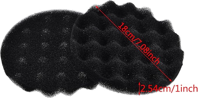 Aquarium Filter Pads Compatible with FX4 / FX5 / FX6 Canister Filter Media Replacement Parts (Sponge, 6 Pcs)
