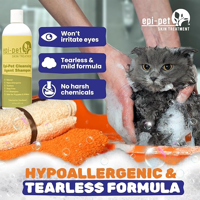 Cleansing Agent Pet Shampoo, 16-Ounce