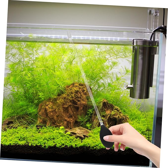 Fish Tank Coral Feeder Tool Water Changer for Aquariums and Lightweight Cleaning Device for Easy Removal of Fish Waste and Debris